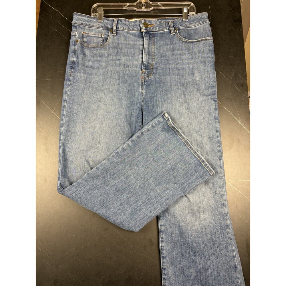 Frame Le Crop Mini Boot Jeans Women’s 32 Disarm Blue High Rise Stretch Flare - Picture 2 of 9